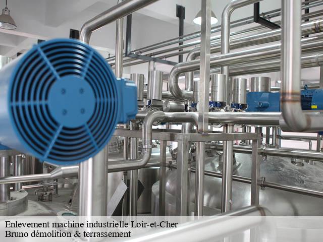 Enlevement machine industrielle 41 Loir-et-Cher Bruno démolition & terrassement