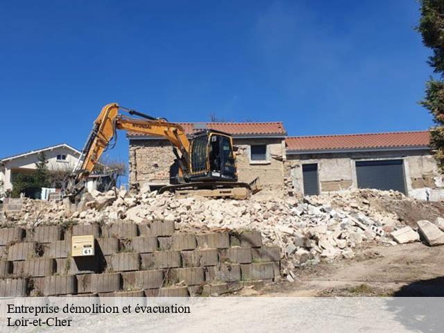 Entreprise démolition et évacuation 41 Loir-et-Cher Bruno démolition & terrassement