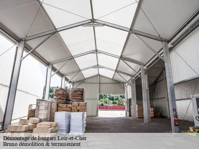 Démontage de hangars 41 Loir-et-Cher Bruno démolition & terrassement