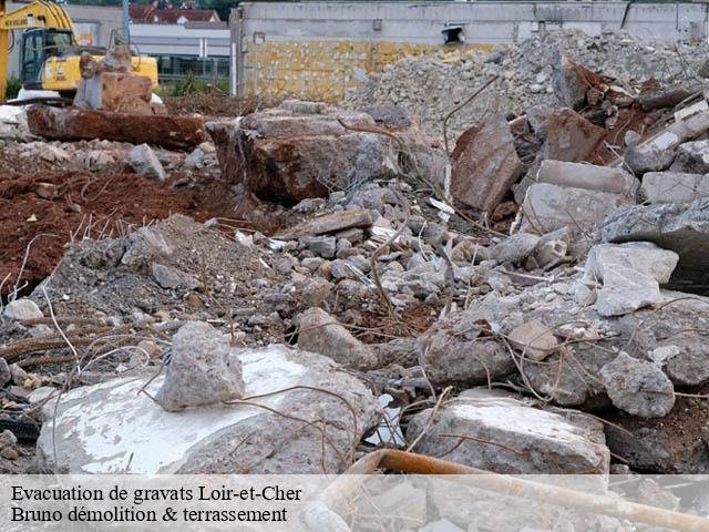 Evacuation de gravats 41 Loir-et-Cher Bruno démolition & terrassement