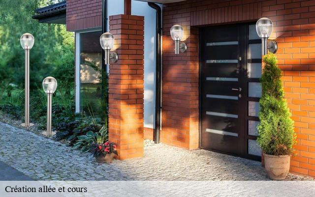Création allée et cours ruan-sur-egvonne-41270 Bruno démolition & terrassement