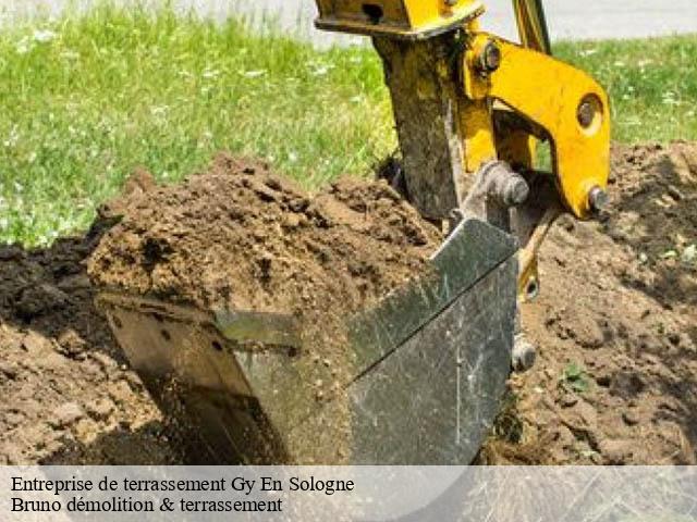Entreprise de terrassement gy-en-sologne-41230 Bruno démolition & terrassement