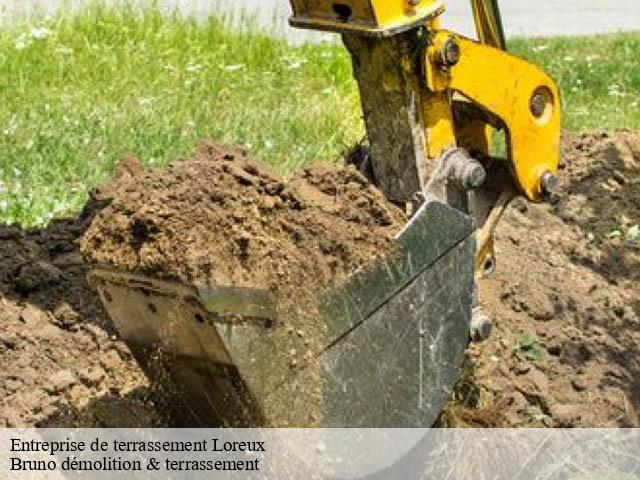 Entreprise de terrassement loreux-41200 Bruno démolition & terrassement
