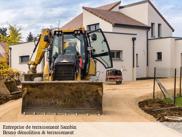 Entreprise de terrassement sambin-41120 Bruno démolition & terrassement