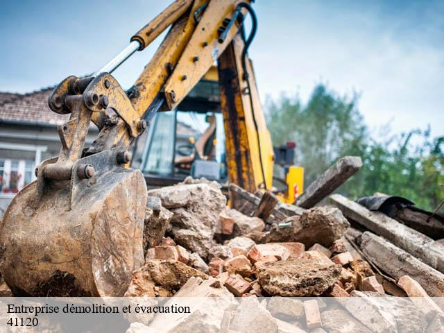 Entreprise démolition et évacuation cande-sur-beuvron-41120 Bruno démolition & terrassement