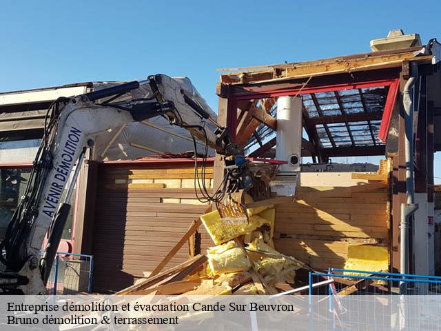Entreprise démolition et évacuation cande-sur-beuvron-41120 Bruno démolition & terrassement