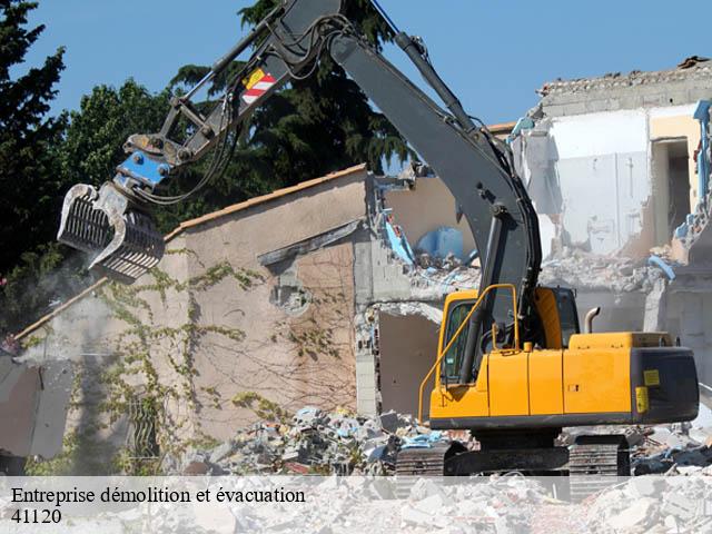 Entreprise démolition et évacuation cande-sur-beuvron-41120 Bruno démolition & terrassement