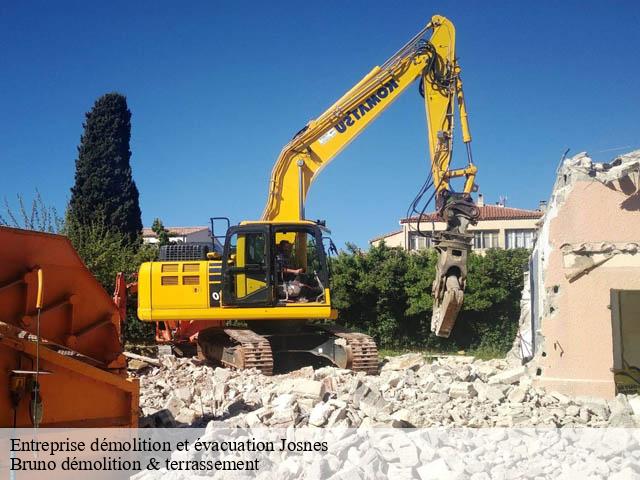Entreprise démolition et évacuation josnes-41370 Bruno démolition & terrassement