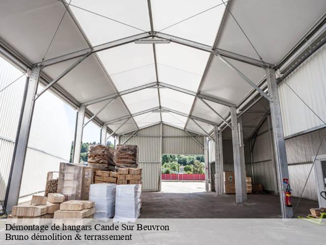 Démontage de hangars cande-sur-beuvron-41120 Bruno démolition & terrassement