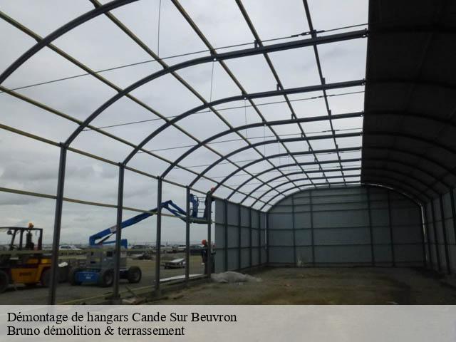 Démontage de hangars cande-sur-beuvron-41120 Bruno démolition & terrassement