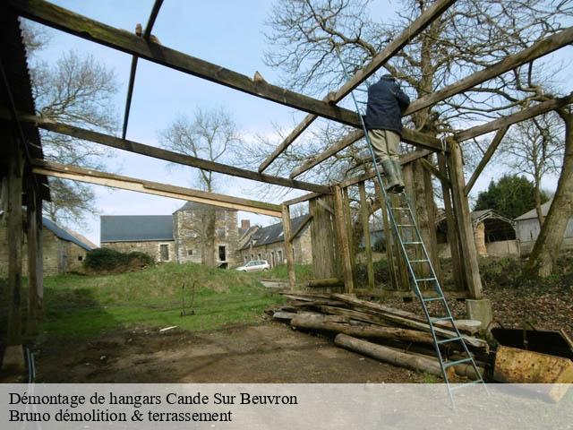 Démontage de hangars cande-sur-beuvron-41120 Bruno démolition & terrassement