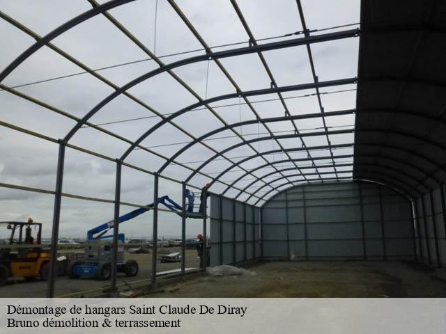 Démontage de hangars saint-claude-de-diray-41350 Bruno démolition & terrassement