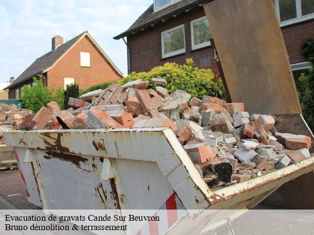Evacuation de gravats cande-sur-beuvron-41120 Bruno démolition & terrassement