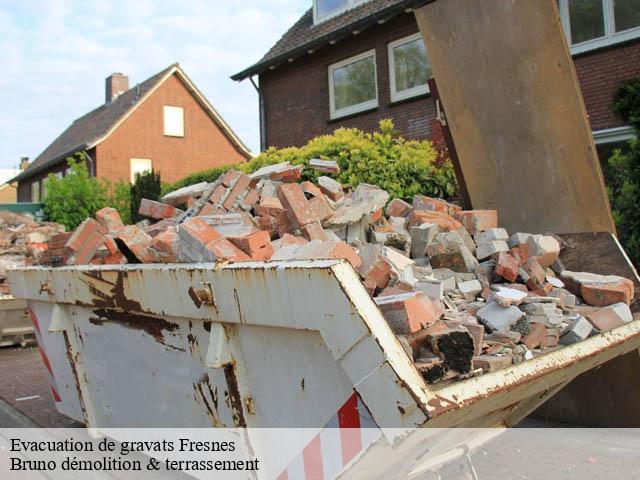 Evacuation de gravats fresnes-41700 Bruno démolition & terrassement