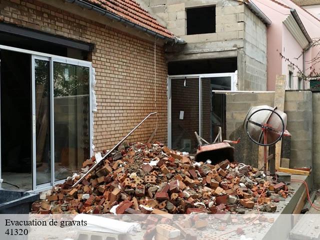 Evacuation de gravats langon-41320 Bruno démolition & terrassement