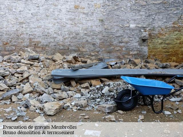 Evacuation de gravats membrolles-41240 Bruno démolition & terrassement